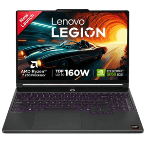 Lenovo Legion 5 Gaming Laptop | AMD Ryzen 7 250 | 16 GB | 512 GB | Windows 11 Home | Eclipse Black | 83Q7009JIN