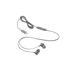 Lenovo 300 USB C Wired In Ear Headphone | Grey