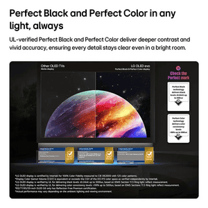 LG evo AI OLED 4K Ultra HD Smart TV | 195 cm ( 75 Inch ) | 2026 Model | Black | OLED77G6PLA