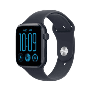 Apple Watch SE 3 | GPS | 44mm | Midnight Aluminium Case With Navy Blue Sports Band | M/L | MJL94HN/A