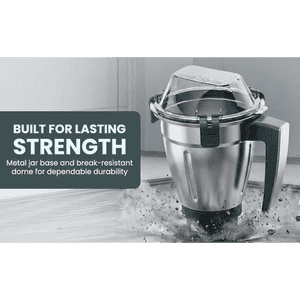 Havells Denso Plus Mixer Grinder | 1000 W | 3 Jar | Green and Silver