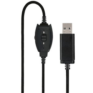 Hama HS USB250 Wired Headphone | Black | 139928