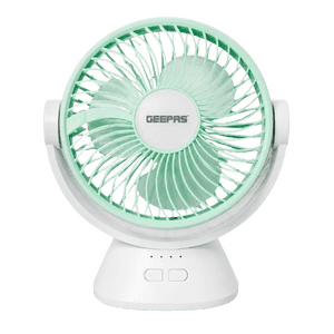 Geepas 6" Rechargeable LED Fan | Multicolour | GF21242ID