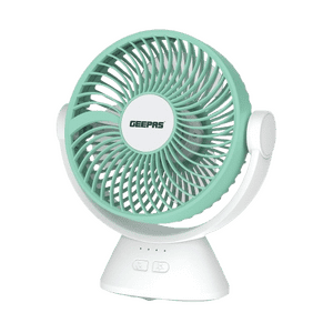 Geepas 6" Rechargeable LED Fan | Multicolour | GF21242ID