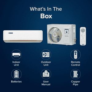 Blue Star Inverter Split AC | 2 Ton | 5 Star | White | IA522GXU