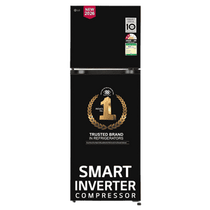 LG Smart Inverter Frost Free Double Door Refrigerator | 251 L | 2 Star | Onyx Black | GLT2526WWOB