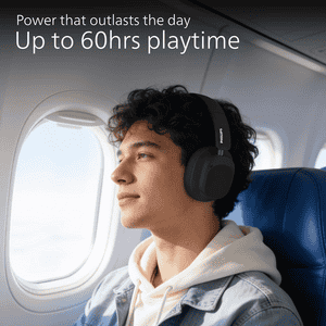 Philips Wireless Bluetooth Over Ear Headphones | Black | TAH6550BK/94
