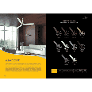 V-Guard Airwiz Prime BLDC Ceiling Fan | 1200mm | Blossom White