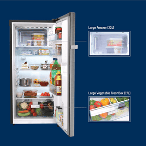 Liebherr Direct Cool Single Door Refrigerator | 191L | 5 Star | Silver | DNBsiE 1911