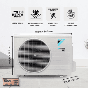 Daikin Inverter Split AC | 2 Ton | 3 Star | White | FTKL71XV16MAB