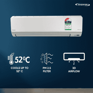 Daikin Inverter Split AC | 2 Ton | 3 Star | White | FTKL71XV16MAB