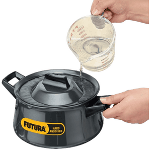 Hawkins Biryani Pot Handi with Lid | 3 L | Black