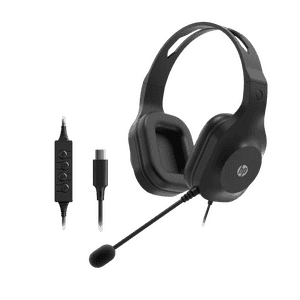 HP H320C USB-C Wired Headset | Black | CH8D5AA#ACJ