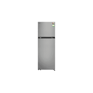 LG Double Door Refrigerator | Smart Inverter Compressor | 251 L | 2 Star | Shiny Steel | GLT2526WWPZ