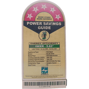 Blue Star Inverter Split AC | 1 Ton | 5 Star | White | 2026 Model | IA512QXUS