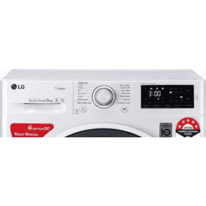 LG 6 kg 5 Star Fully Automatic Front Load with In-built Heater-FHT1006ZNW.ABWQEIL | White