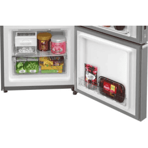 Whirlpool 325 L Frost Free Double Door Bottom Mount 3 Star Refrigerator | Omega Steel | IFPRO BM INV 340 ELT OMEGA STEEL (3S)-N