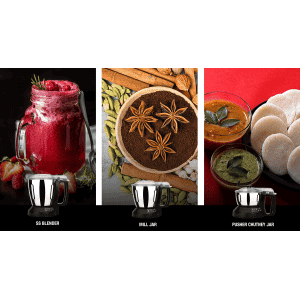 Panasonic CORAL BLUE MX - AV325 600 Mixer Grinder 3 Jars | Blue