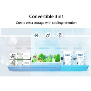 SAMSUNG 275 L Frost Free Double Door 2 Star Convertible Refrigerator | Elegant Inox | RT30T3722S8/HL