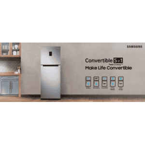 SAMSUNG 670 L Frost Free Double Door 2 Star Refrigerator | Black Inox | RT65K7058BS/TL