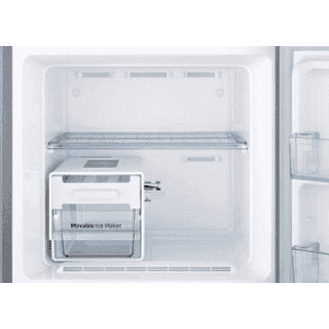 SAMSUNG 253 L Frost Free Double Door 3 Star Refrigerator with Base Drawer-RT28T3123SL/HL | EZ Clean Steel