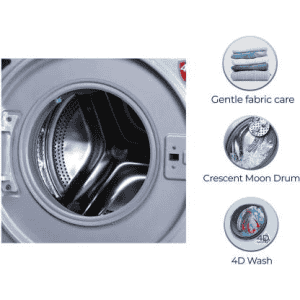 IFB Fully Automatic Front Load | 8 kg | with In-built Heater | Grey | Senator WSS steam