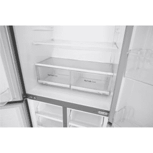 LG 594 L Frost Free Side by Side Refrigerator with Four Door | Shiny Steel | GC-B22FTLPL