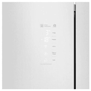 LG 595L with Inverter and Wi-Fi Side-by-Side Refrigerator | Linen White | GC-M22FAGPL