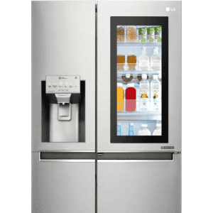 LG 668 L Frost Free Side by Side Refrigerator with with Instaview and Smart ThinQ | WiFi Enabled | Noble Steel | GC-X247CSAV