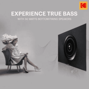 KODAK CA Series 126 cm-50 inch | Ultra HD (4K) LED Smart Android TV with Dolby Digital Plus-50CA7077 | Black