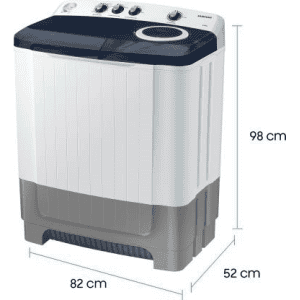 SAMSUNG 8 kg Semi Automatic Top Load-WT80R4200LG/TL | White, Grey