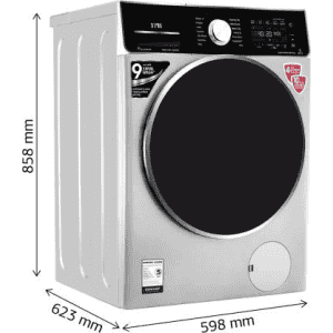 IFB 8.5 kg Refresher 3-in-1 Laundrimagic Wi-fi enabled Inverter with Steam Washer with Dryer with In-built Heater-WD EXECUTIVE ZXS | Black,Silver