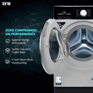 IFB 8.5 kg Refresher 3-in-1 Laundrimagic Wi-fi enabled Inverter with Steam Washer with Dryer with In-built Heater-WD EXECUTIVE ZXS | Black,Silver