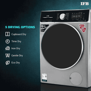 IFB 8.5 kg Refresher 3-in-1 Laundrimagic Wi-fi enabled Inverter with Steam Washer with Dryer with In-built Heater-WD EXECUTIVE ZXS | Black,Silver