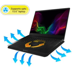 ZEBRONICS ZEB-NC1200 1 Fan Cooling Pad | Black