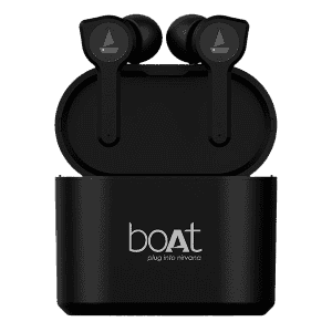 boAt-Airdopes 408 | In-Ear Truly Wireless Earbuds with Mic | Active Black