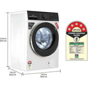 IFB 6.5 Kg 5 Star Fully-Automatic Front Loading Washing Machine | ELENA ZXS | In-Built Heater-3D Wash Technology | Silver