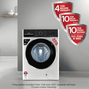 IFB 6.5 Kg 5 Star Fully-Automatic Front Loading Washing Machine | ELENA ZXS | In-Built Heater-3D Wash Technology | Silver