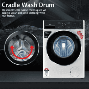 IFB 6.5 Kg 5 Star Fully-Automatic Front Loading Washing Machine | ELENA ZXS | In-Built Heater-3D Wash Technology | Silver