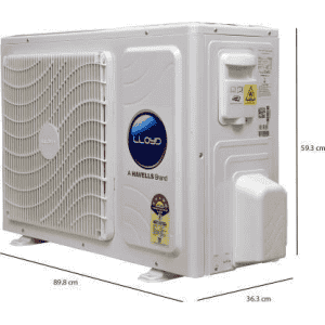 Lloyd . 1.5 Ton 5 Star Split Inverter with PM 2.5 Filter AC | LS18I56WBE | Copper Condenser | White