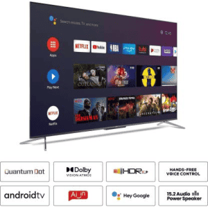 TCL C715 Series | 139 cm (55 inch) | QLED Ultra HD 4K | Smart Android TV | 55C715