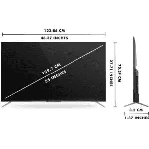 TCL C715 Series | 139 cm (55 inch) | QLED Ultra HD 4K | Smart Android TV | 55C715