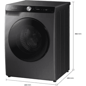 Samsung 8.0 kg / 6.0 kg Wi-Fi Enabled Inverter Fully-Automatic Washer Dryer | WD80T604DBX/TL | Black