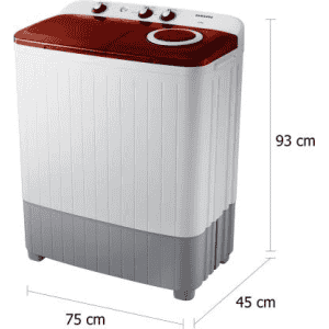 SAMSUNG 6.5 kg Semi Automatic Top Load | WT65R2000HR/TL | Grey