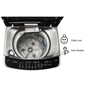 LG 8.0 Kg 5 Star Smart Inverter Fully-Automatic Washing Machine | T80SJSS1Z | Free Silver