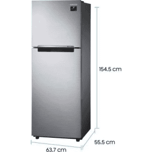 Samsung 253 L 2 Star Inverter Double Door Refrigerator | RT28T3822S8/HL | Grey