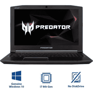 Acer Predator Helios 300 Gaming Laptop | Core i7 | 8th Gen | 16 GB | 128 GB SSD | 6 GB Graphics | Shale Black | PH315-51-73BH