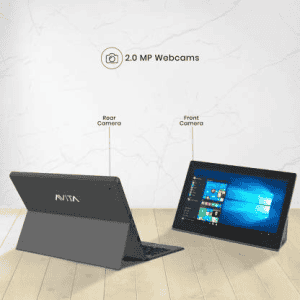 Avita Cosmos 2 in 1 Celeron Dual Core | 4 GB/64 GB EMMC Storage | NS12T5IN025P 2 in 1 Laptop | Charcoal Grey