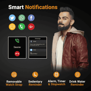 Fire-Boltt Supreme | Borderless LTPS UHD PRO | Smart Watch | Black