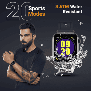 Fire-Boltt Supreme | Waterproof | Smart Watch | Blue